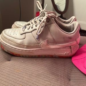 Muticolored air forces Women’s size 8